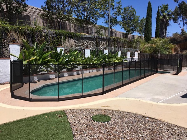 Life Saver Pool Fence installed in Vista, CA